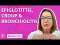 Epiglottitis, Croup, Bronchiolitis - Pediatric Nursing - Respiratory Disorders | @LevelUpRN