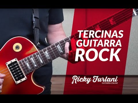TERCINAS - GUITARRA ROCK - Nível Intermediário - Ricky Furlani (aula de guitarra)