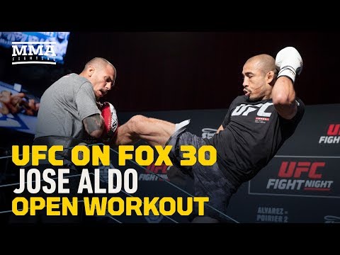 Jose Aldo UFC on FOX 30 Open Workout Highlights - MMA Fighting