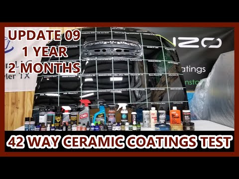Ceramic Coating Wax Sealant Longevity Test - 42 WAY - UPDATE 09 -  1 YEAR 2 MONTH UPDATE