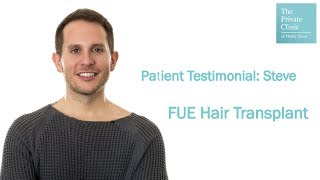 FUE Hair Transplant Patient Testimonial - Steve