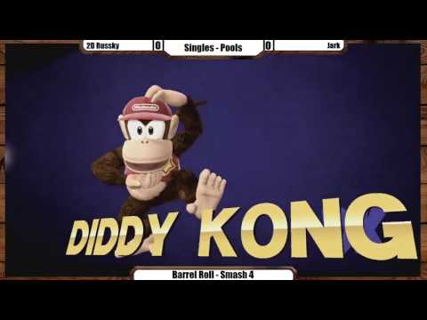 BSG Barrel Roll (Wii U Singles) - 2D Russky vs Jark