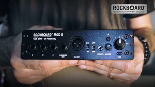 Video thumbnail for RockBoard® MOD 5 CAB SIM / DI PATCHBAY presented by Hans Platz from ‘Feuerschwanz‘ by RockBoard