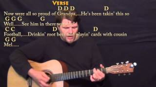 Grandma Got Run Over By A Reindeer (Christmas) Strum Guitar Cover Lesson in G with Chords/Lyrics