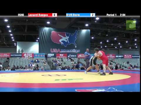 D Division 85KG - Leonard Bumpus vs. Brett Deam
