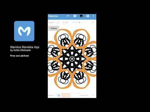 Mandoo: Mandala drawing App Video