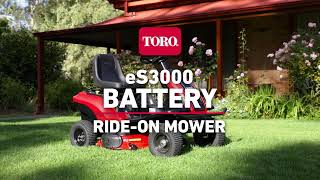 Toro’s NEW eS3000 gives maximum productivity with zero engine exhaust emissions