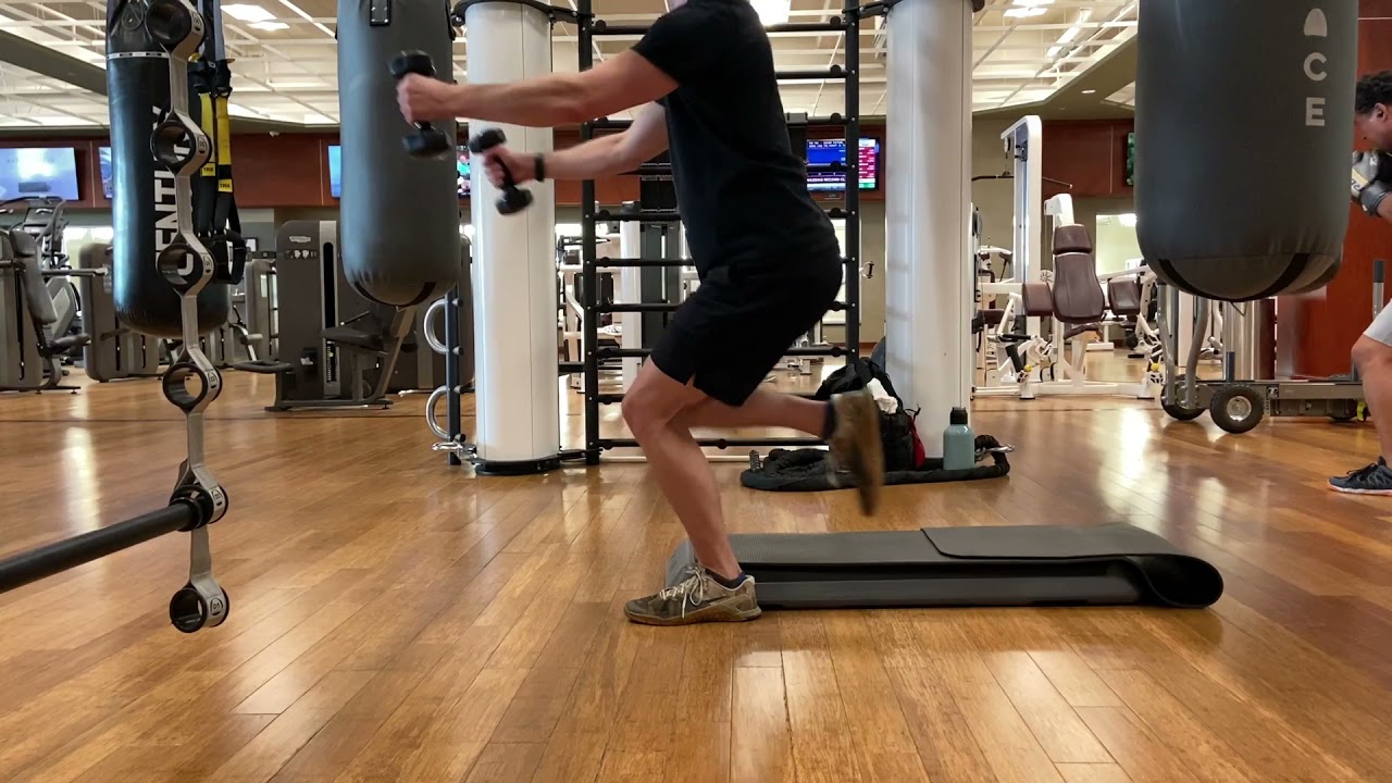 Skater Squats [Leg Exercises for Table Tennis]