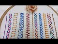 11 Running Stitch Variations | Running Stitch Family | Running Stitch for Absolute Beginners | Hoop