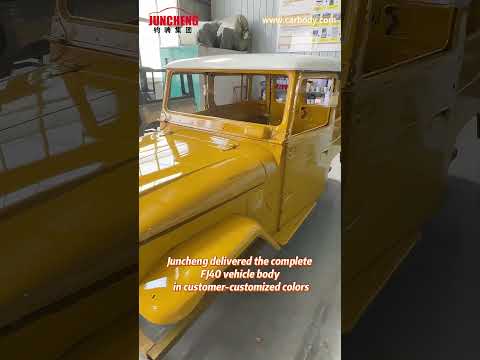 Thumbnail for Toyota FJ40 Land Cruiser new bodyshell - custom color #fj40 #landcruiser #ClassicCar #CarRestoration by Toyota Land Cruiser (J40)