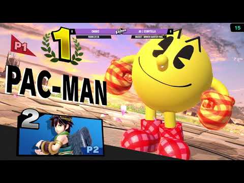Fusion.exe 65 - Crooks (Pac-Man) vs AO Storytella (Dark Pit) - Bracket - Winners Quarter-Final