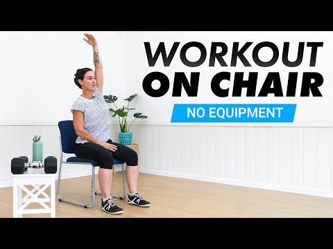 25 Min Chair Workout - Exercise sitting down | Great for Seniors & Beginners (No Equipment)