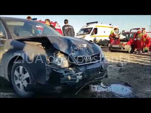Patru victime Accident rutier la ieşirea din localitatea Cobadin. Intervine elicopterul SMURD