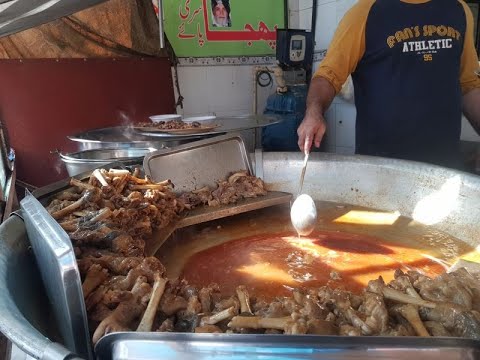 Lahori Nashta | Lahori Khabay | Phajja k Pae or Cacha Cheeka K Chana | Walled Streeet Lahore |