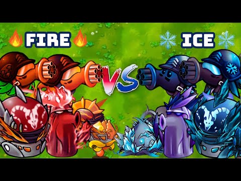 PvZ1 Fusion 2.6 Challengesss!!! Team Fire Vs Team Ice | Who Will Win???