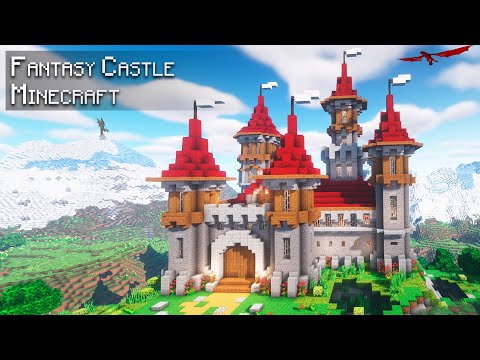 Minecraft: How to build a Fantasy Castle | Tutorial