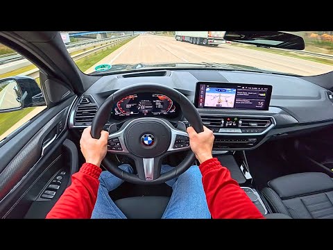 2024 BMW X3 30d xDrive M Sport  - test drive on German Autobahn [ NO SPEED LIMIT ]