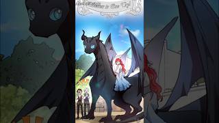 She tamed the angry dragon like kitten ☺️😂 #manhwa #manga #manhua #shorts
