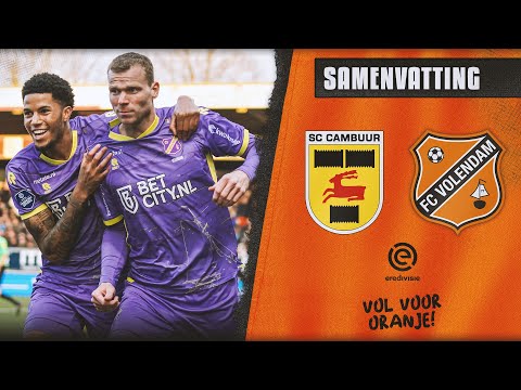 😍 Eerste Eredivisie-uitoverwinning in bijna 15 jaar | Samenvatting SC Cambuur - FC Volendam: 0 - 3