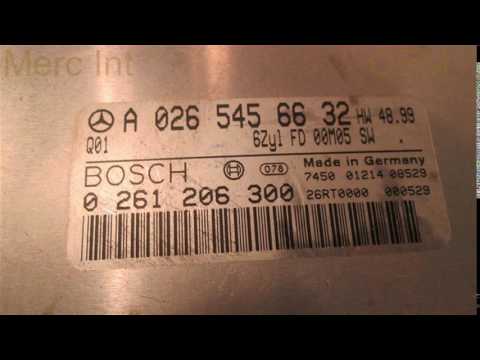 2000 Mercedes ML320 ECM MOD A0265456632 163TYPE - mbiparts.com Used OEM Mercedes Parts - Dism... OEM