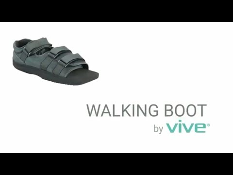 Walking Boot - Lightweight Post OP Shoe for Broken Foot, Cast, After Surgery - Adjustable