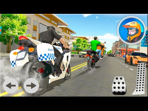 Police Bike Racing Free Android Gameplay - Police Motorbike Driving Simulator Game