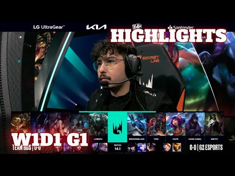 BDS vs G2 - Highlights | Week 1 Day 1 LEC Winter 2024 | G2 Esports vs Team BDS W1D1