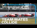 F2 EXCLUSIVE: Schumacher and Shwartzman collide! | 2020 70th Anniversary Grand Prix