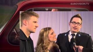 Takasa - You And Me - Switzerland (Interview) 2013 Eurovision Song Contest