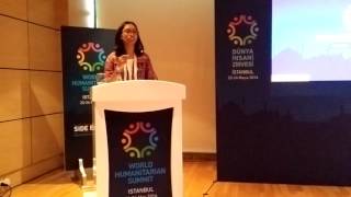 Plan International Indonesia: Putri (2) at World Humanitarian Summit, 