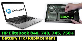 Battery Fix Replacement HP EliteBook 840, 740, 745, 750, 755+, EliteBook G1, G2 or G3
