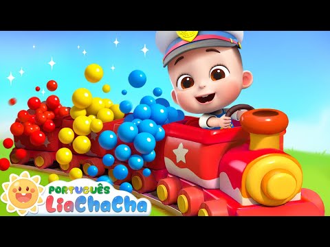 LiaChaCha em Português ☀️ Canção do Trenzinho Tchu Tchu | Música Infantil & Canção de Ninar