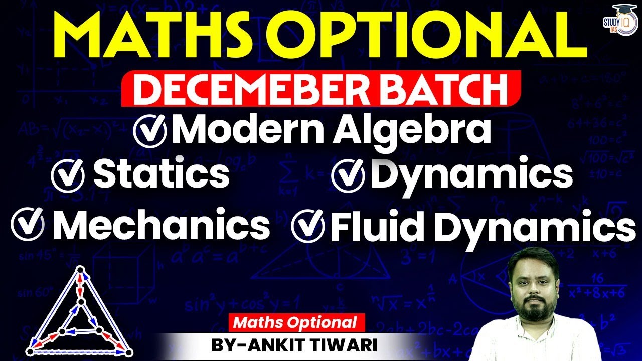 Complete Modern Algebra Roadmap For Maths Optional | Batch Starting Today