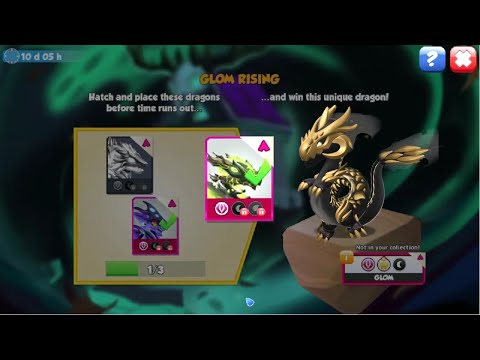 Glom Rising Event | Hatched Hausk in Big Account-Dragon Mania Legends | DML