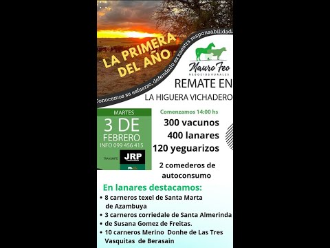 3/2/2026 Local La Higuera - Vichadero - Rivera - Feria Mensual - Mauro Feo | Clic Rural