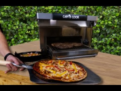 Capt'n Cook, World's 1st Double Decker Portable Pizza Oven & Salamander Grill