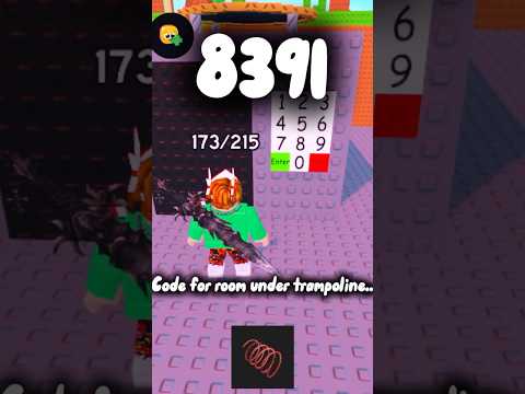 Code for room under trampoline in roblox find the brainrot #code #roblox #findthebrainrot