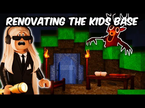 Turning The KIDS CAVE Into A HOUSE In 99 NIGHTS IN THE FOREST