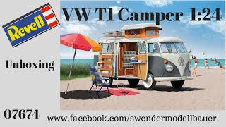 Revell VW Bulli T1 Camper 1:24 Unboxing #volkswagen #revell #modellbau #dermodellbauerswen