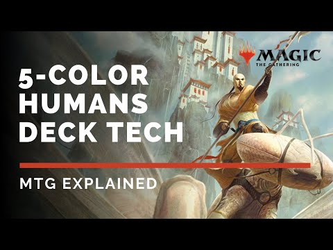 5-Color Humans Deck Tech | Modern MTG | MTG Explained