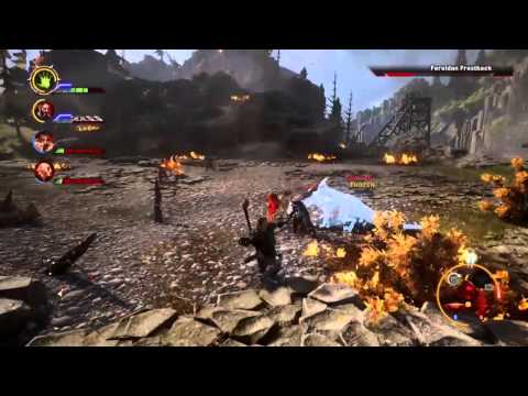 Dragon Age Inquisition: First dragon fight. (Xbox One gameplay)