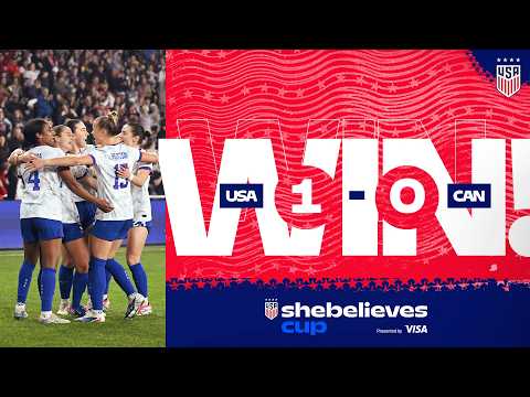 Ally Sentnor Delivers Game-Winner 🫶 | USWNT 1-0 Canada | SheBelieves Cup Highlights