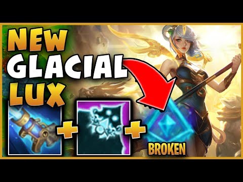 NEW GLACIAL AUGMENT LUX IS SO BROKEN!?! BETTER PLAY THIS BEFORE ITS NERFED!!! PATCH 9.12