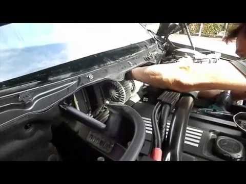 BMW X3 HVAC blower fan removal 2008 E83