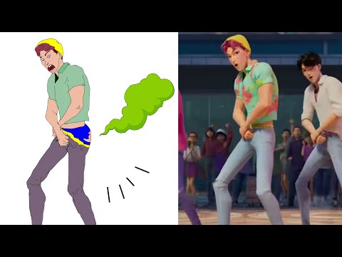 Soda Pop | KPop Demon Hunters | Sony Animation | Drawing meme | Funny Video | 2d Animation