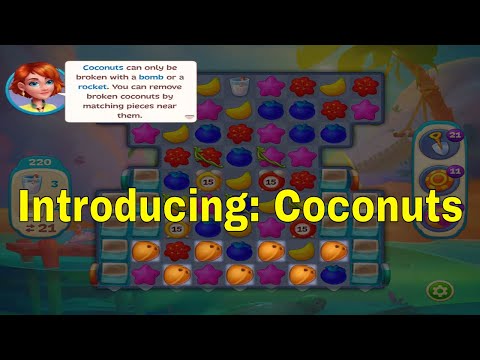 Hawaii Match-3 Mania Level 220 - No Boosters - FULL STORY - CaroGamesNL