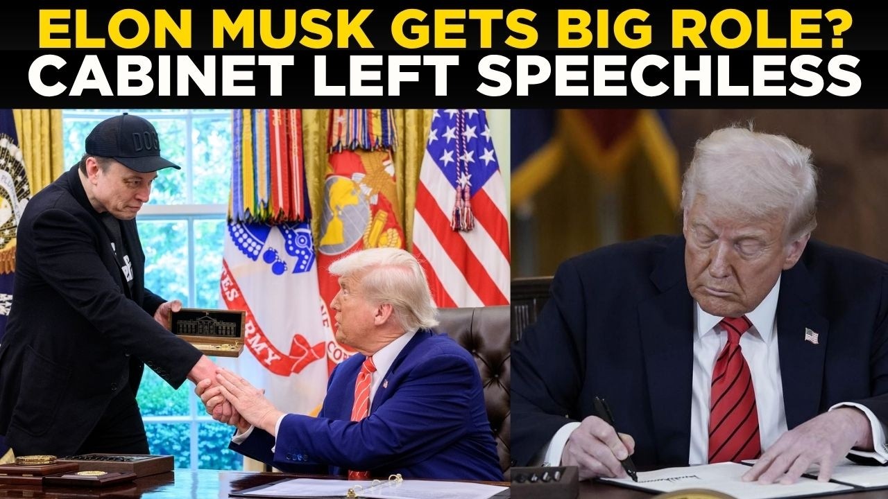 Donald Trump LIVE | Trump Shocks Cabinet With Surprise Move to Hand Elon Musk Bigger Role | US News