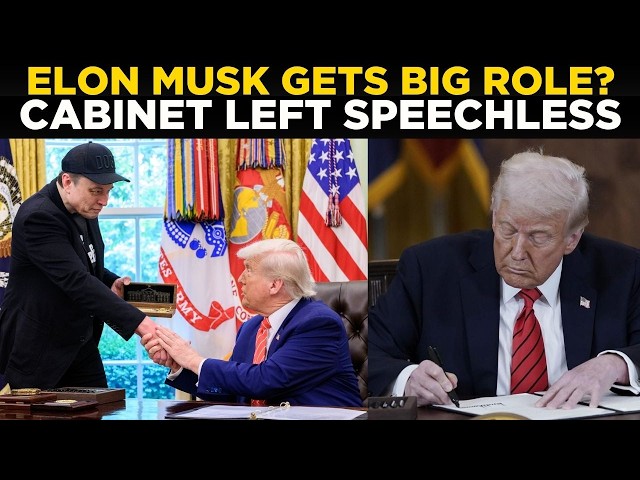 Donald Trump LIVE | Trump Shocks Cabinet With Surprise Move to Hand Elon Musk Bigger Role | US News SDDEFAULT Thumbnail