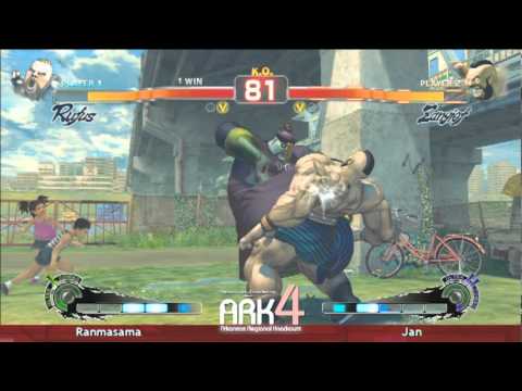 ARK IV - Super Street Fighter IV AE Top 8 - Ranmasama vs. Jan