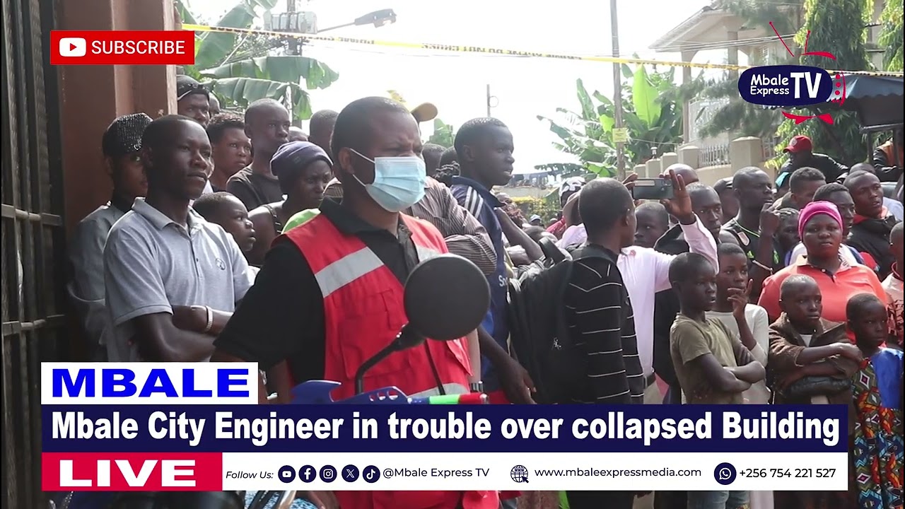 Mbale City Engineer in deep shit as his Superiors commence investigation into collapsed building 